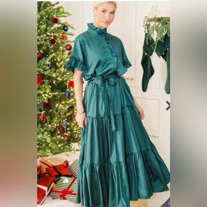 The Victorious Emerald Maxi Dress